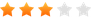 3 star rating